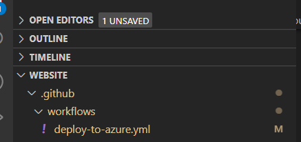 Screenshot in vscode of the folder